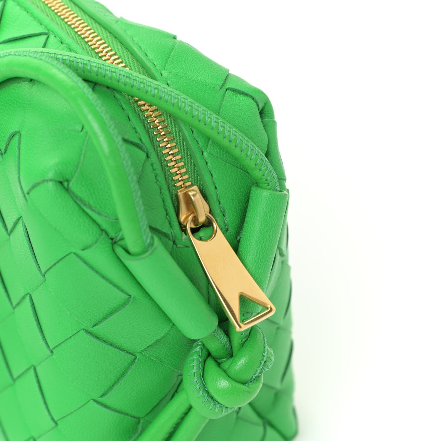 Bottega Veneta Nappa Intrecciato Mini Loop Camera Bag Parakeet 9 of 10