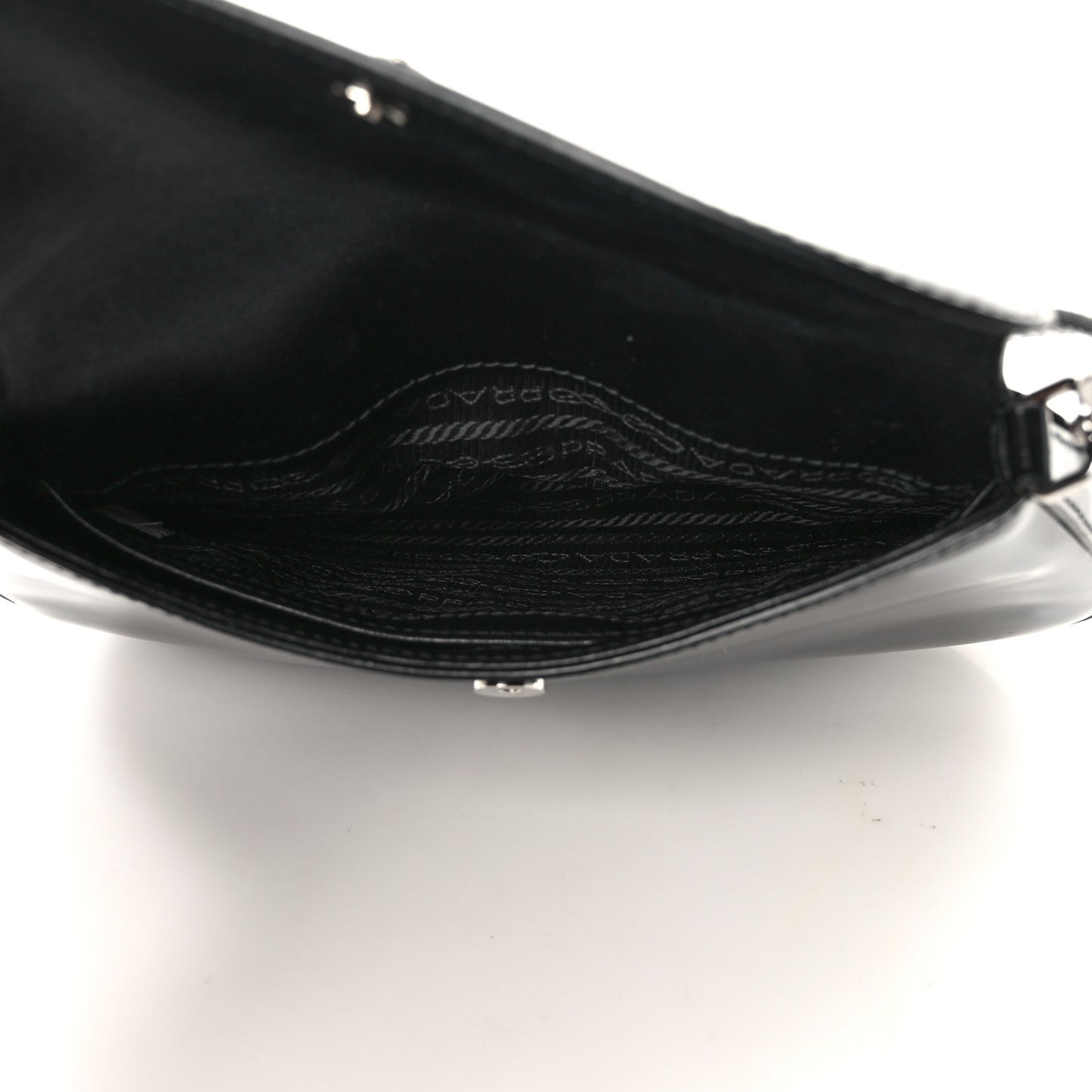 Spazzolato Cleo Flap Shoulder Bag Black