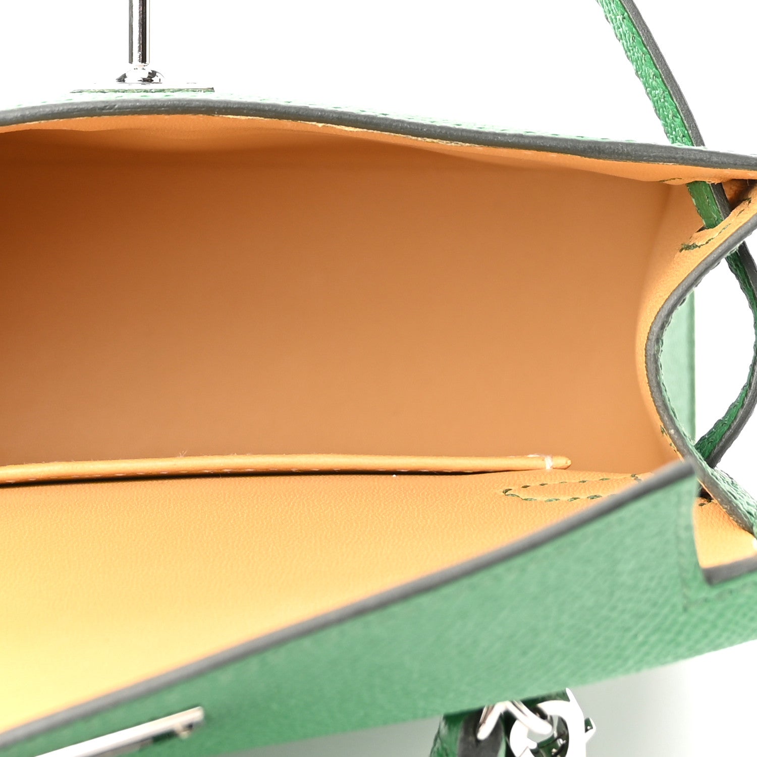 Hermes Epsom Mini Kelly Sellier 20 Cactus Paille 5 of 11