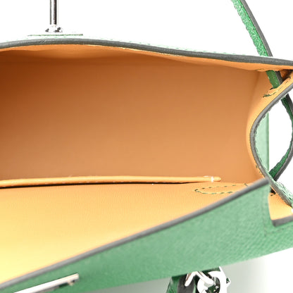 Hermes Epsom Mini Kelly Sellier 20 Cactus Paille 5 of 11