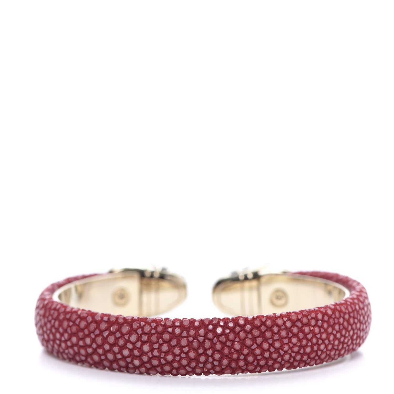 Bulgari Galuchat Serpenti Forever Bracelet M Red 3 of 5