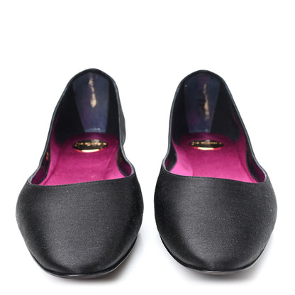 Saint Laurent Raso Regale Ballerina Flats 37 Nero 2 of 10