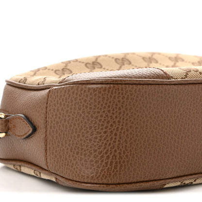 Gucci Monogram Mini Bree Messenger Bag Beige Tabacco 9 of 10