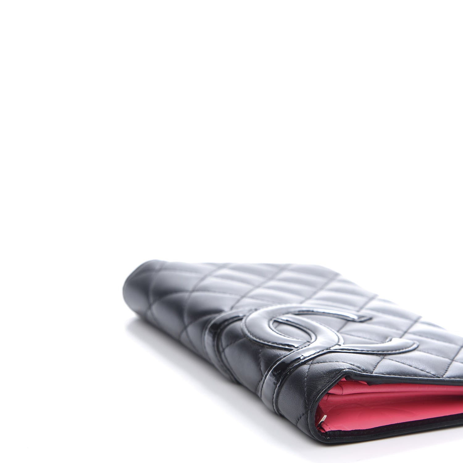 Chanel Calfskin Quilted Cambon Yen Wallet Black 6 of 11