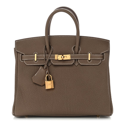 Hermes Togo Birkin 25 Etoupe 1 of 11