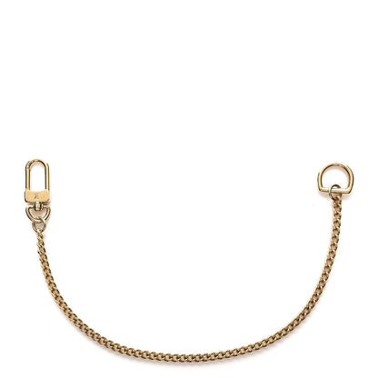 Louis Vuitton Metal Pochette Extender Key Ring Chain Gold 1 of 2