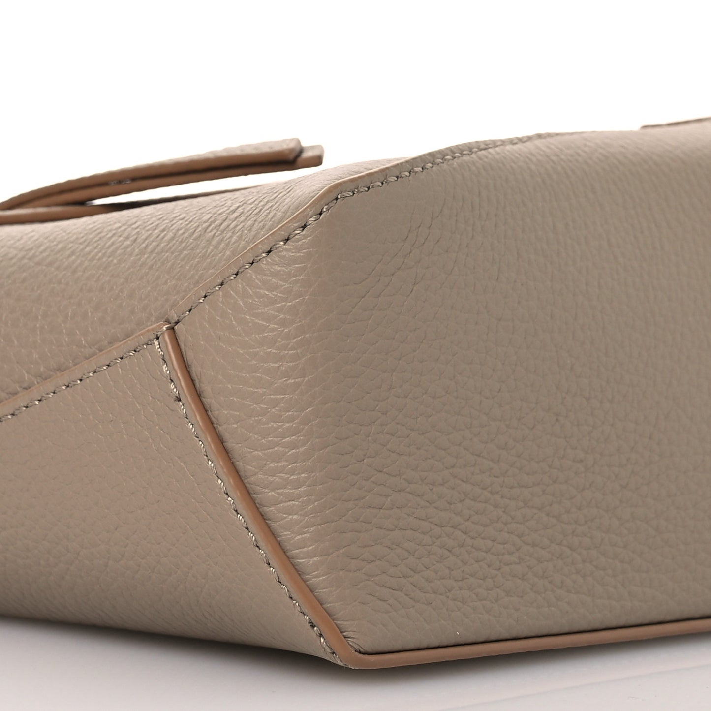 Calfskin Mini Puzzle Edge Bag Sand