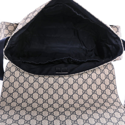 Gucci GG Plus Monogram Messenger Diaper Bag Navy 5 of 8
