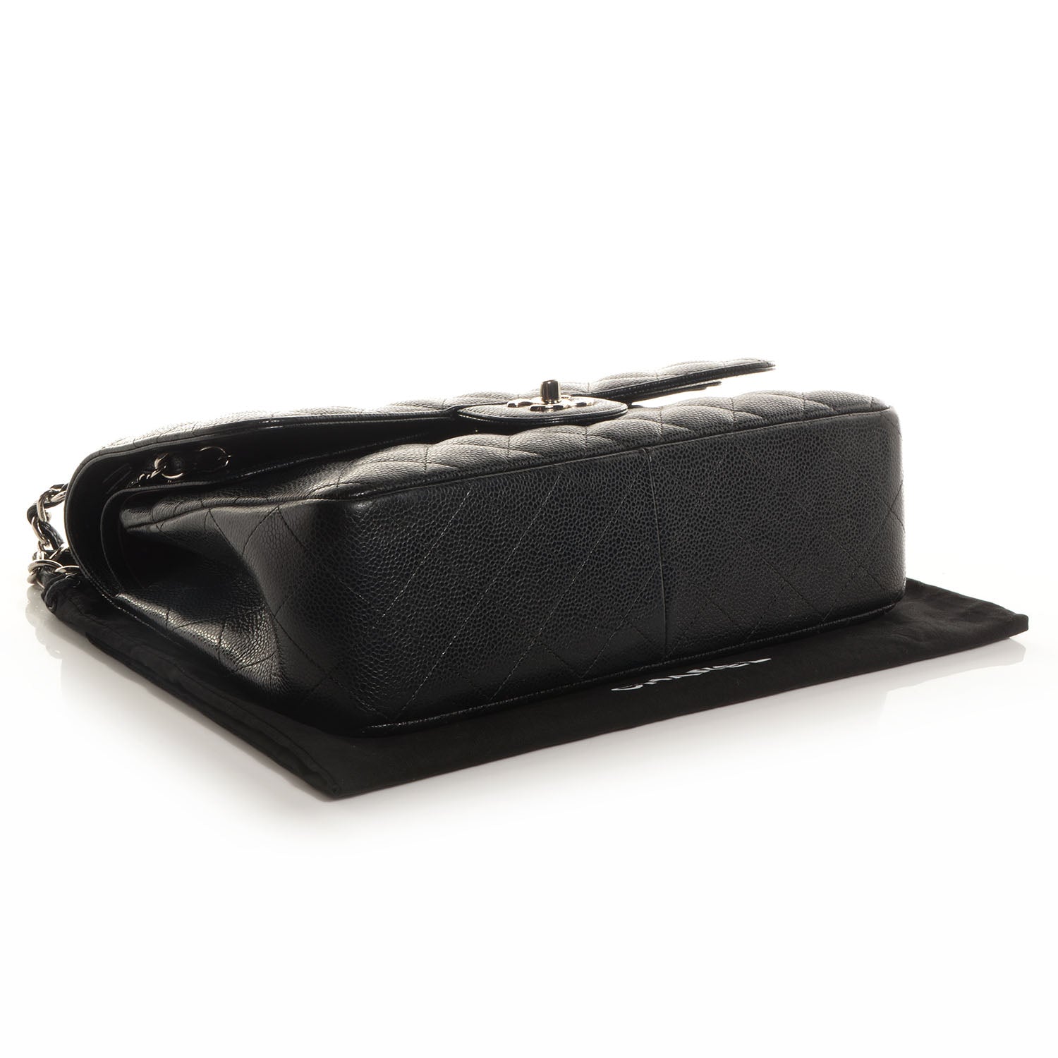 Chanel Caviar Quilted Jumbo Double Flap Black 4 of 8