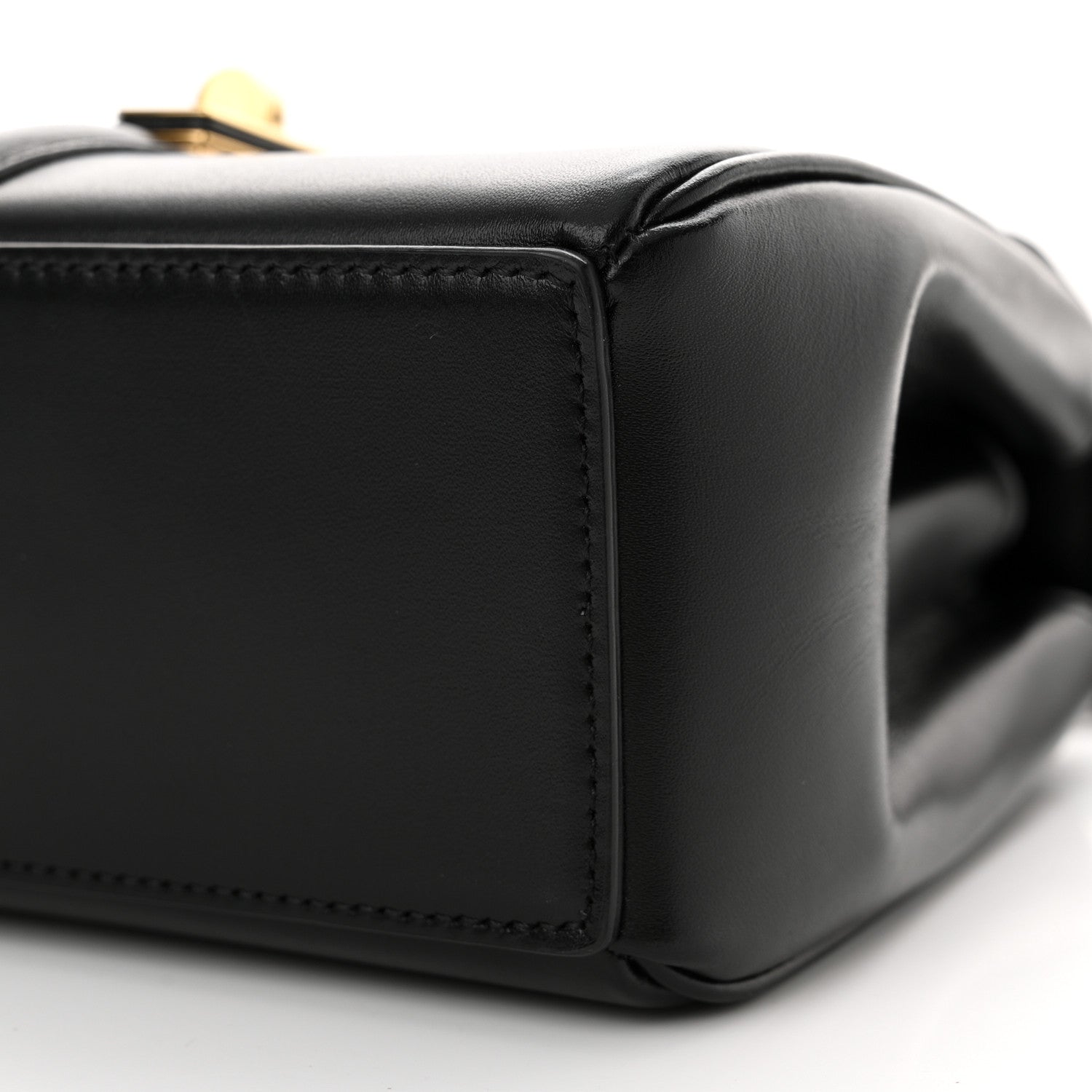 Celine Satinated Calfskin Mini 16 Top Handle Bag Black 11 of 11