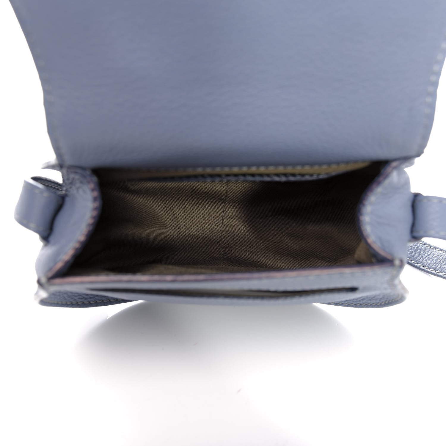 Chloe Calfskin Mini Marcie Round Crossbody Bag Street Blue 5 of 12