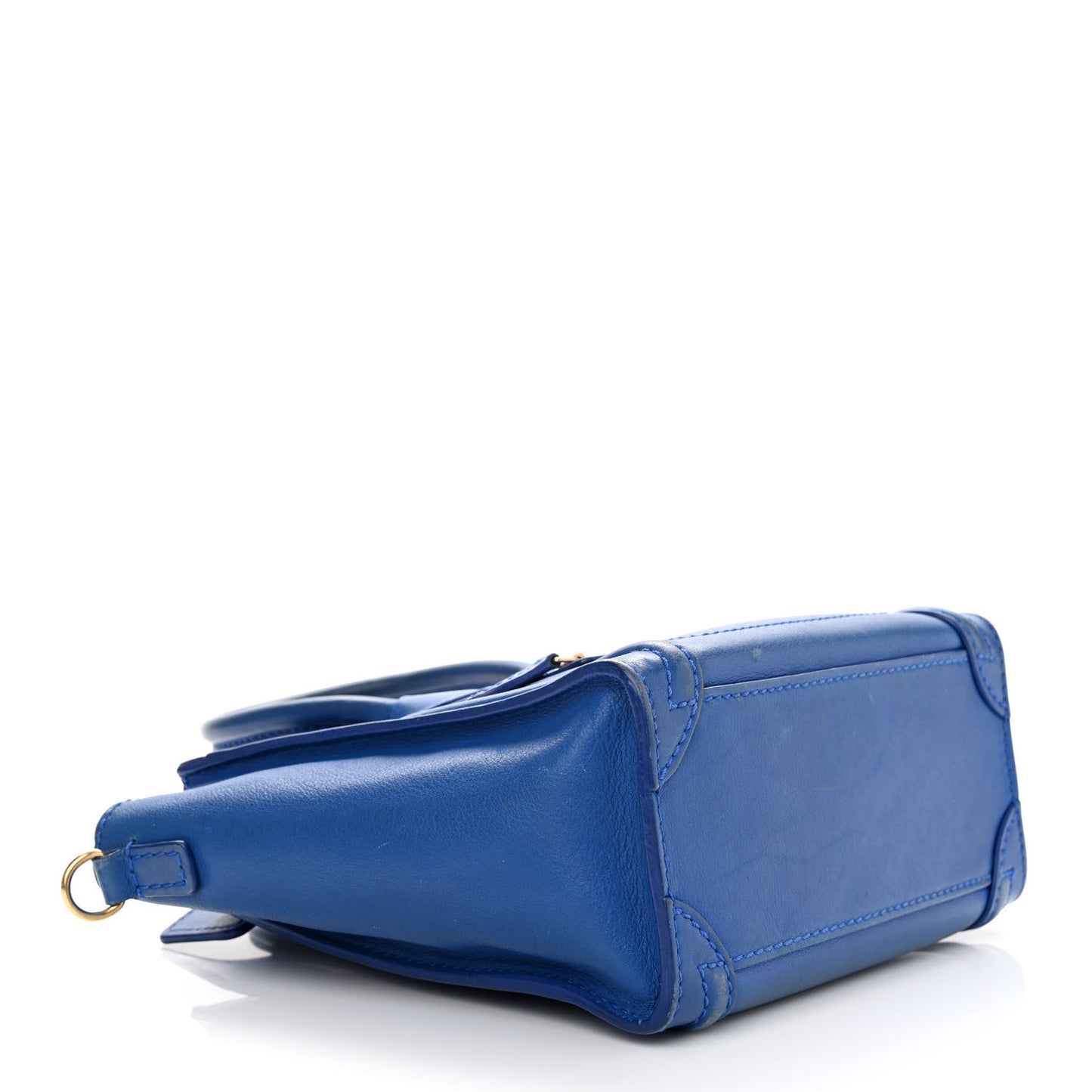 Smooth Calfskin Nano Luggage Royal Blue