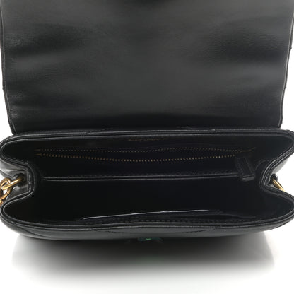 Saint Laurent Calfskin Y Quilted Monogram Toy Loulou Crossbody Bag Black 5 of 9