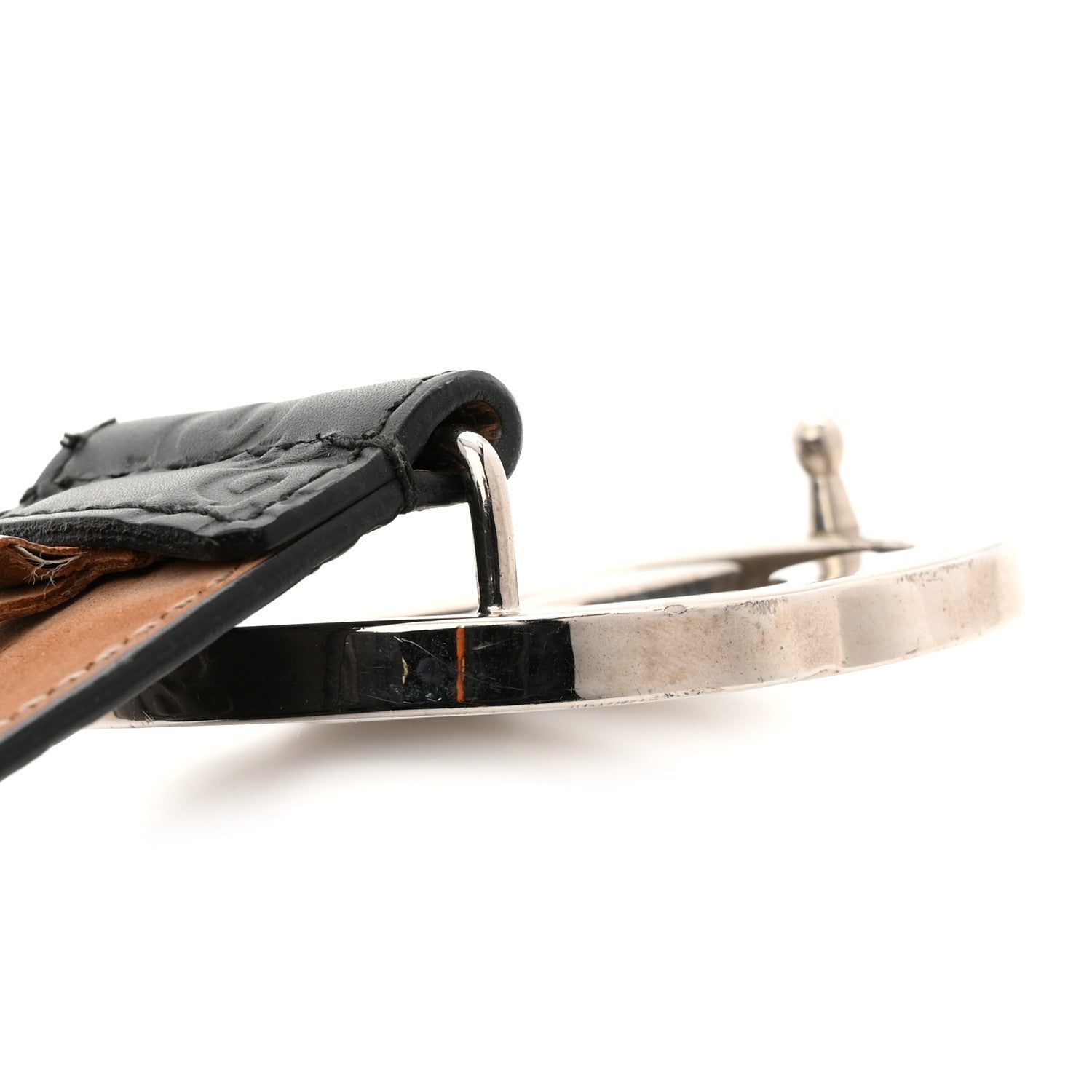 Gucci Guccissima Signature Interlocking G 40mm Belt 80 32 Black 12 of 14