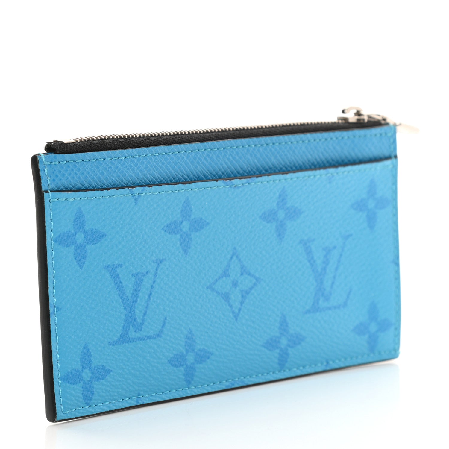 Louis Vuitton Taigarama Coin Card Holder Blue Lagoon 3 of 8