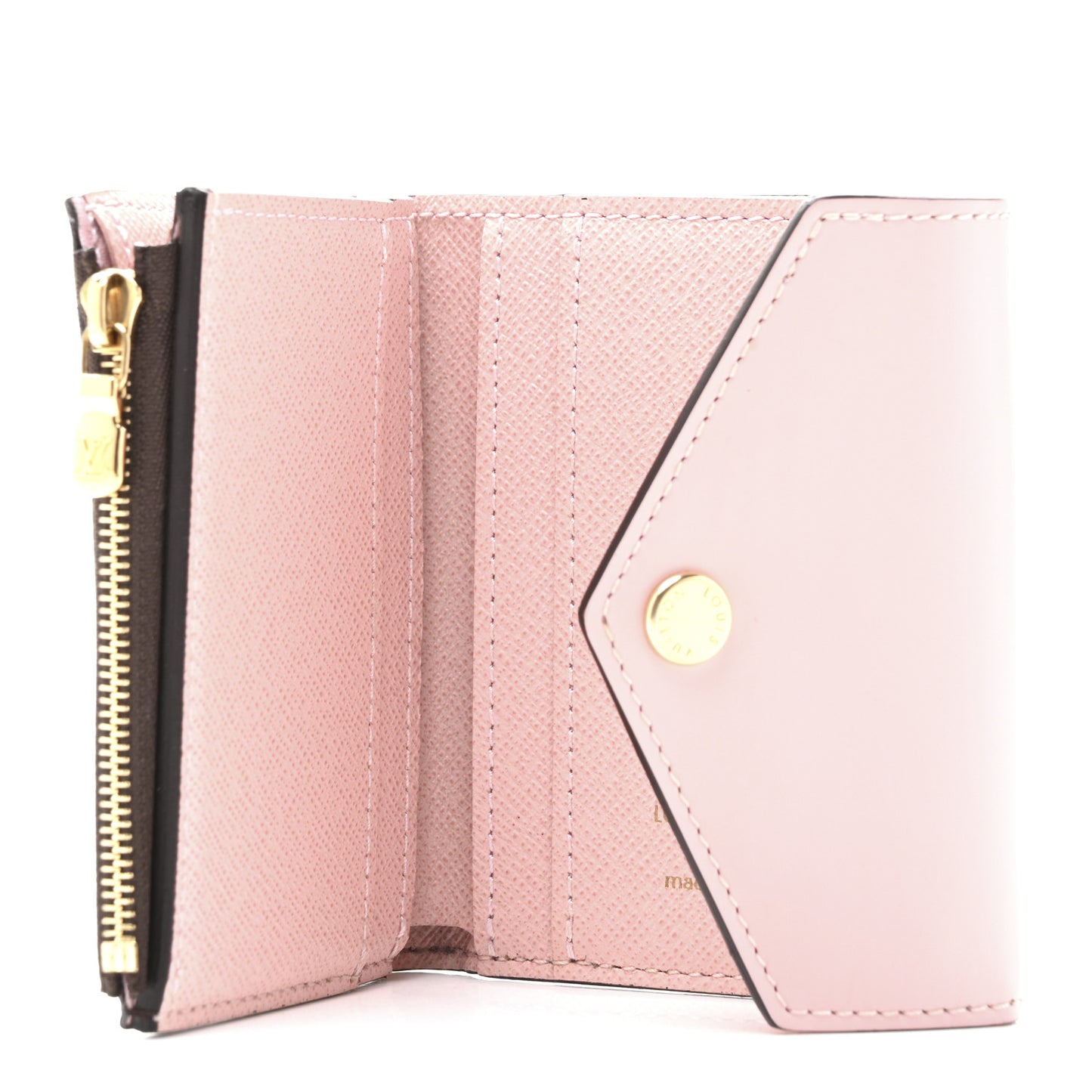 Monogram Zoe Wallet Rose Ballerine