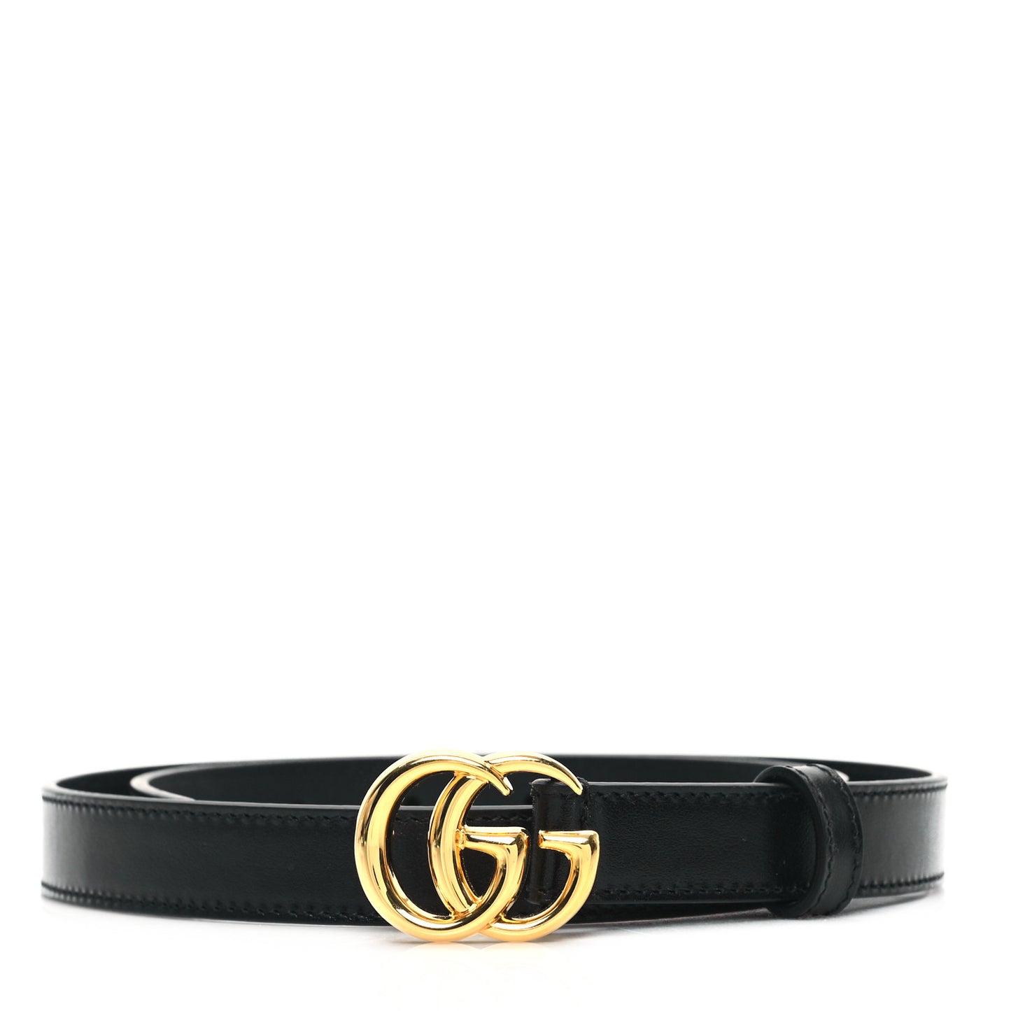 Calfskin Double G 20mm Belt 75 30 Black