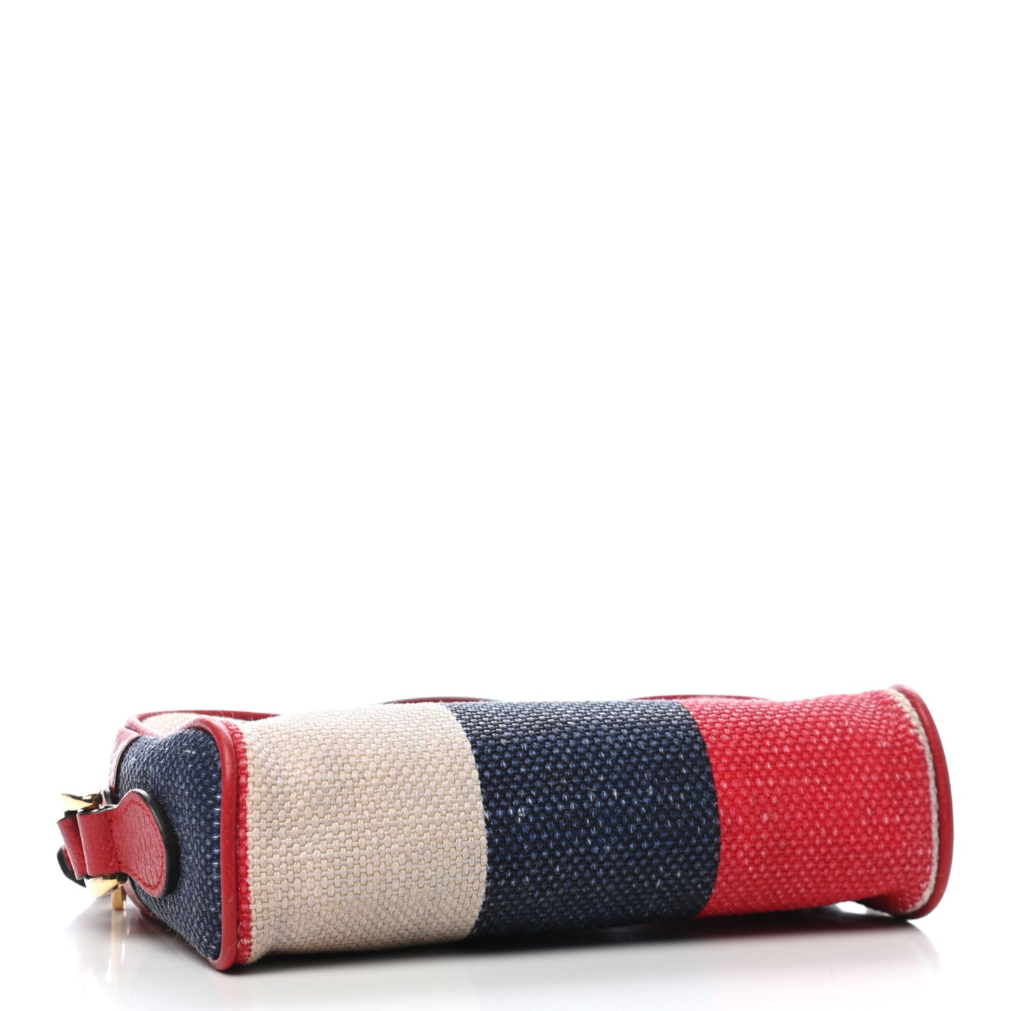 Canvas Sylvie Stripe Mini Ophidia Camera Bag Mystic White Hibiscus Red Maritime