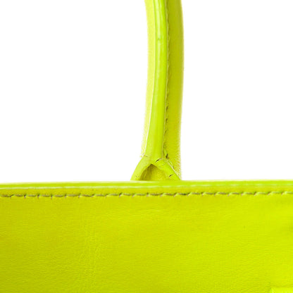 Saint Laurent Calfskin Nano Sac De Jour Neon Yellow 12 of 24