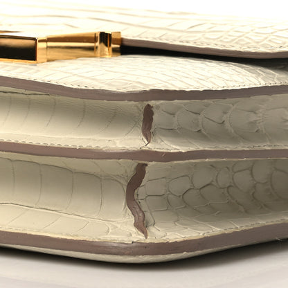 Hermes Matte Alligator Constance 18 Beton 10 of 11