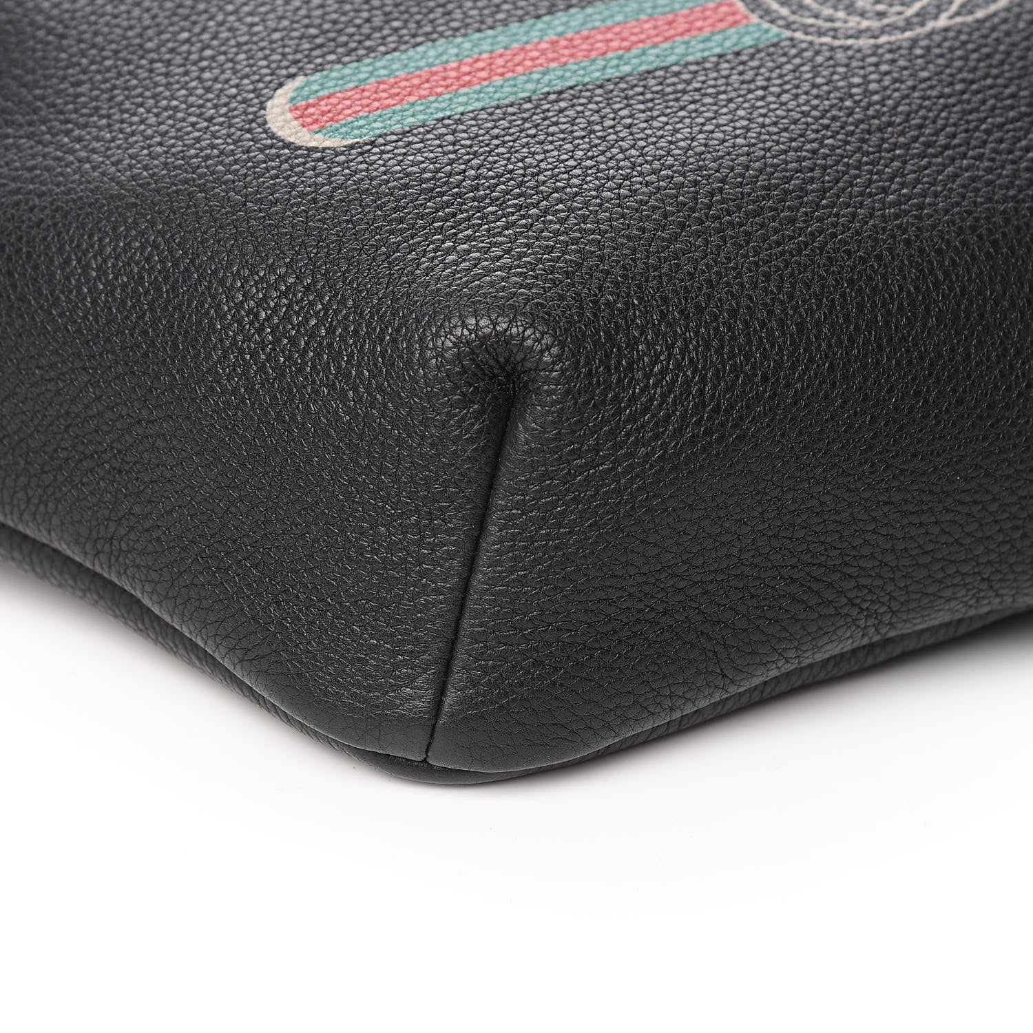 Gucci Grained Calfskin Logo Belt Bag Black 8 of 11