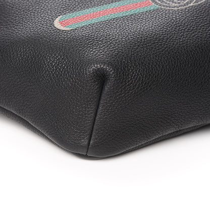 Gucci Grained Calfskin Logo Belt Bag Black 8 of 11