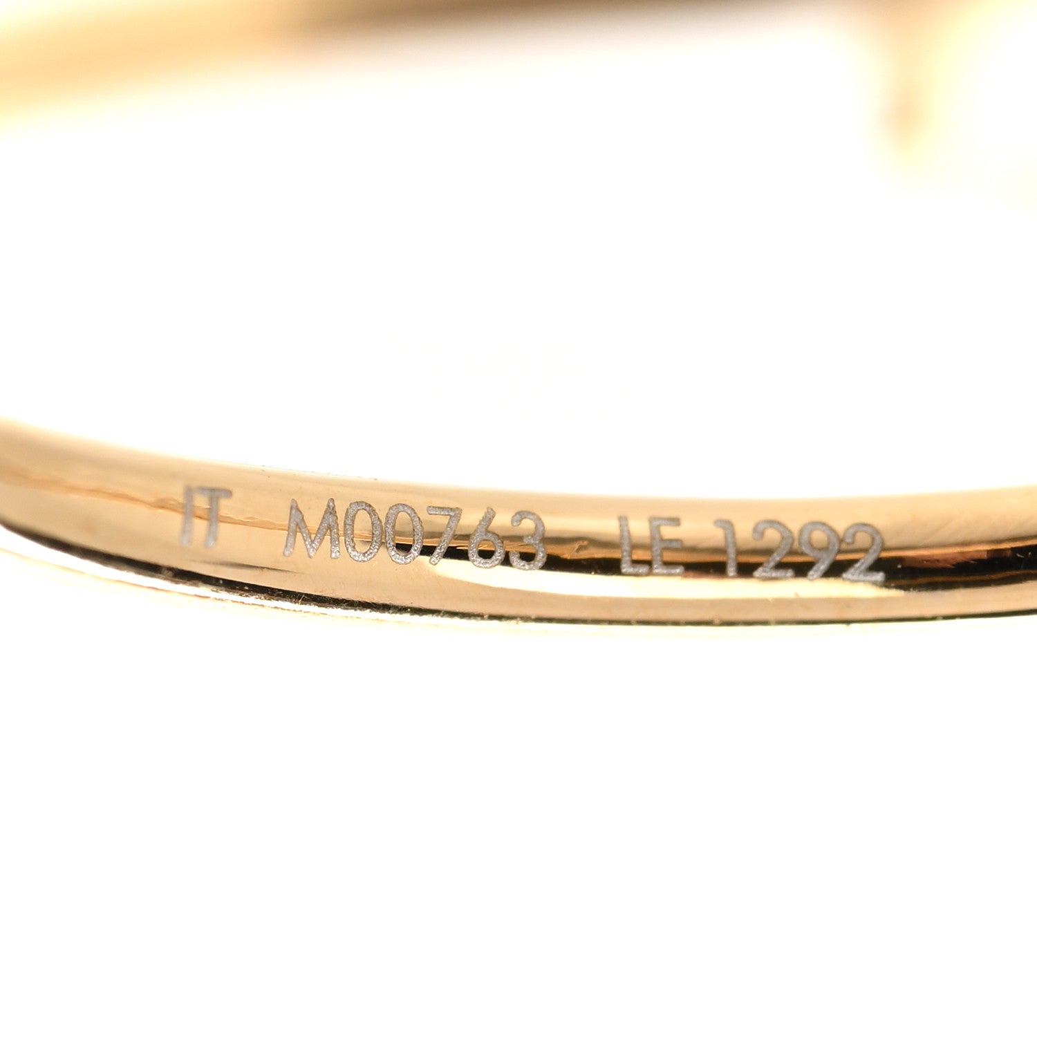 Louis Vuitton LV Eclipse Hoop Earrings Gold 4 of 5