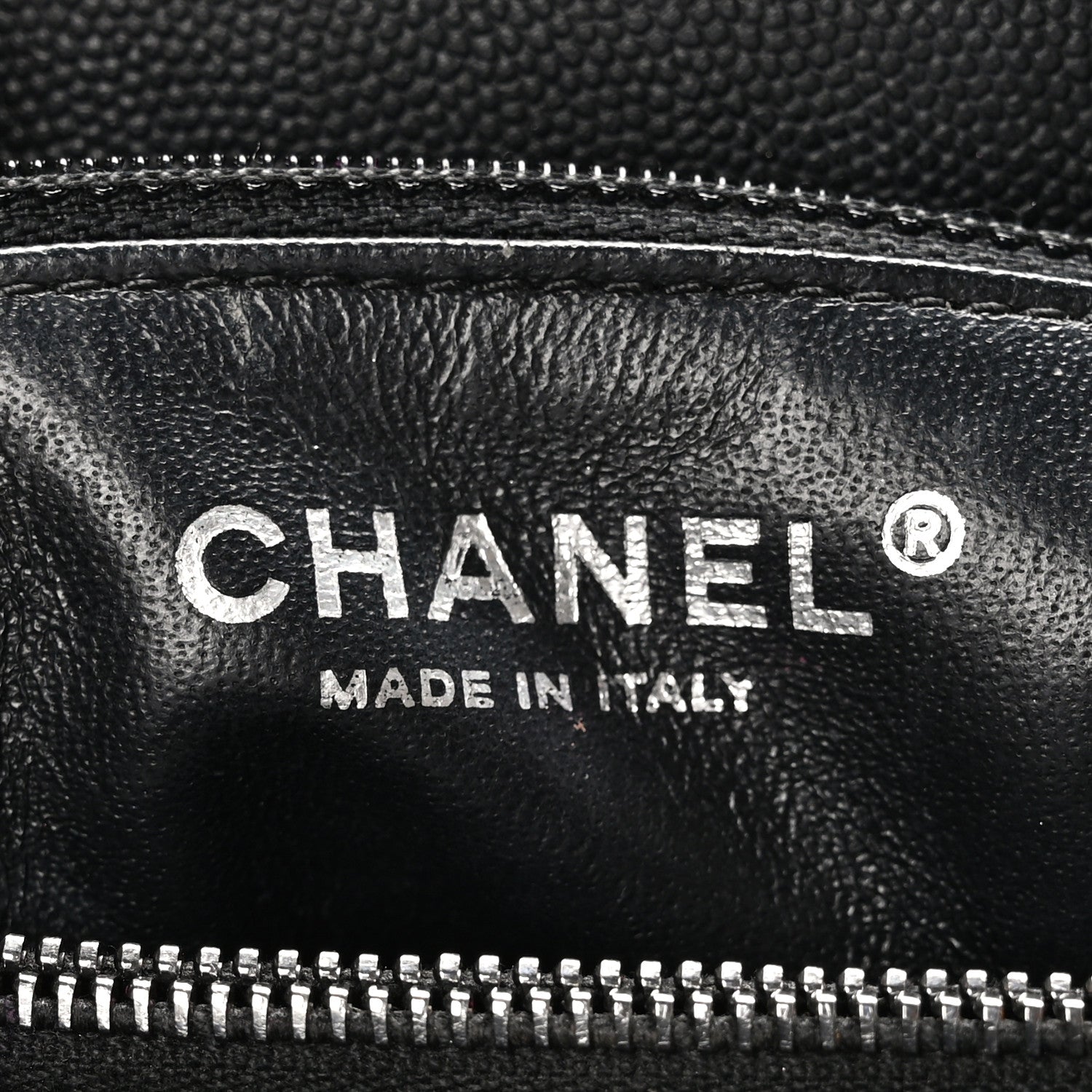 Chanel Caviar Lizard Quilted Medium Coco Handle Flap Black 6 of 10