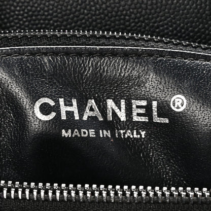 Chanel Caviar Lizard Quilted Medium Coco Handle Flap Black 6 of 10