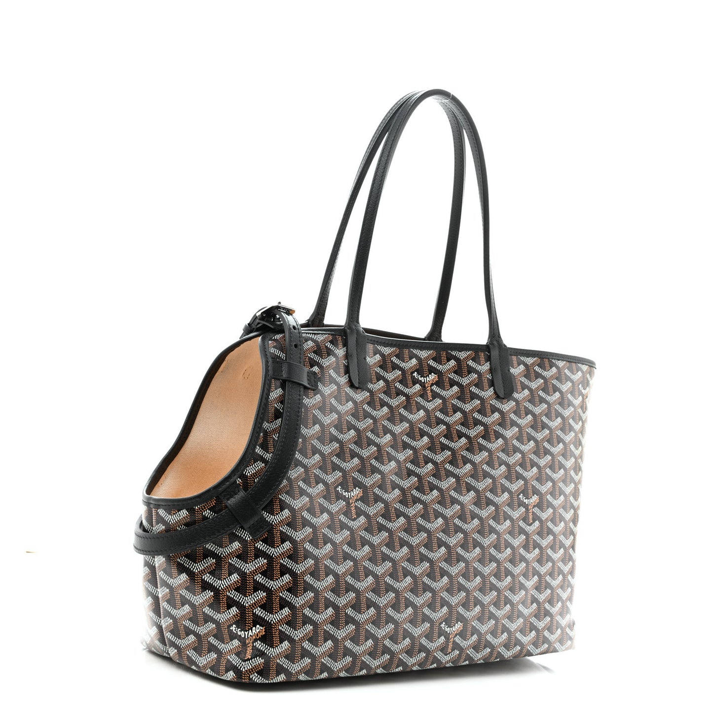 Goyardine Chien Gris Bag Black