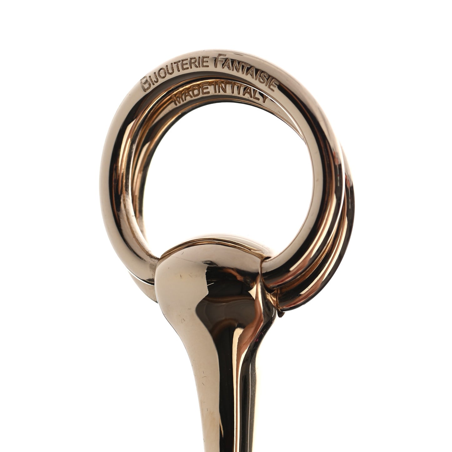 Permabrass Mors Scarf Ring Gold