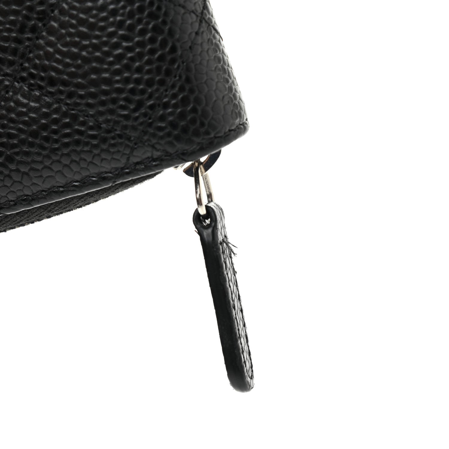 Chanel Caviar Quilted Zip Coin Purse Black 8 of 8