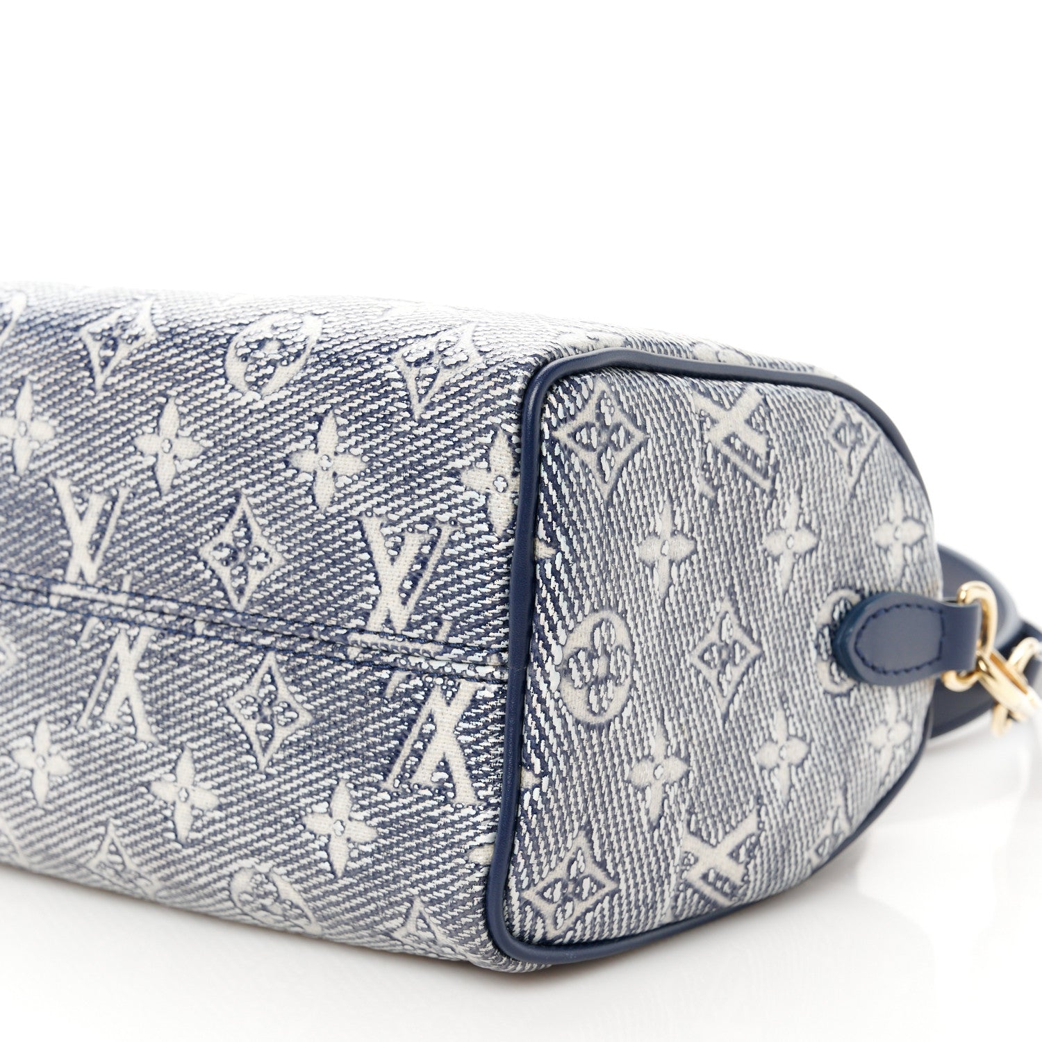 Louis Vuitton Monoglam Speedy Bandouliere 20 Blue 9 of 9