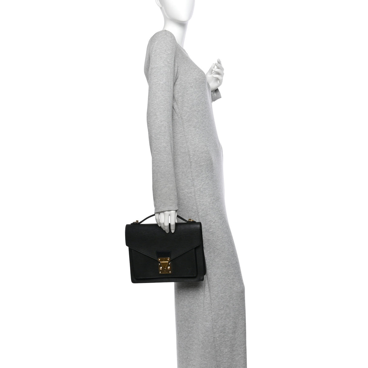 Louis Vuitton Epi Monceau Black 2 of 10