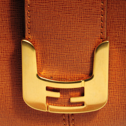 Fendi Vitello Elite Chameleon Shopper Tote Miele 7 of 11