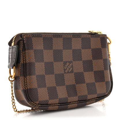 Louis Vuitton Damier Ebene Mini Pochette Accessories 4 of 12