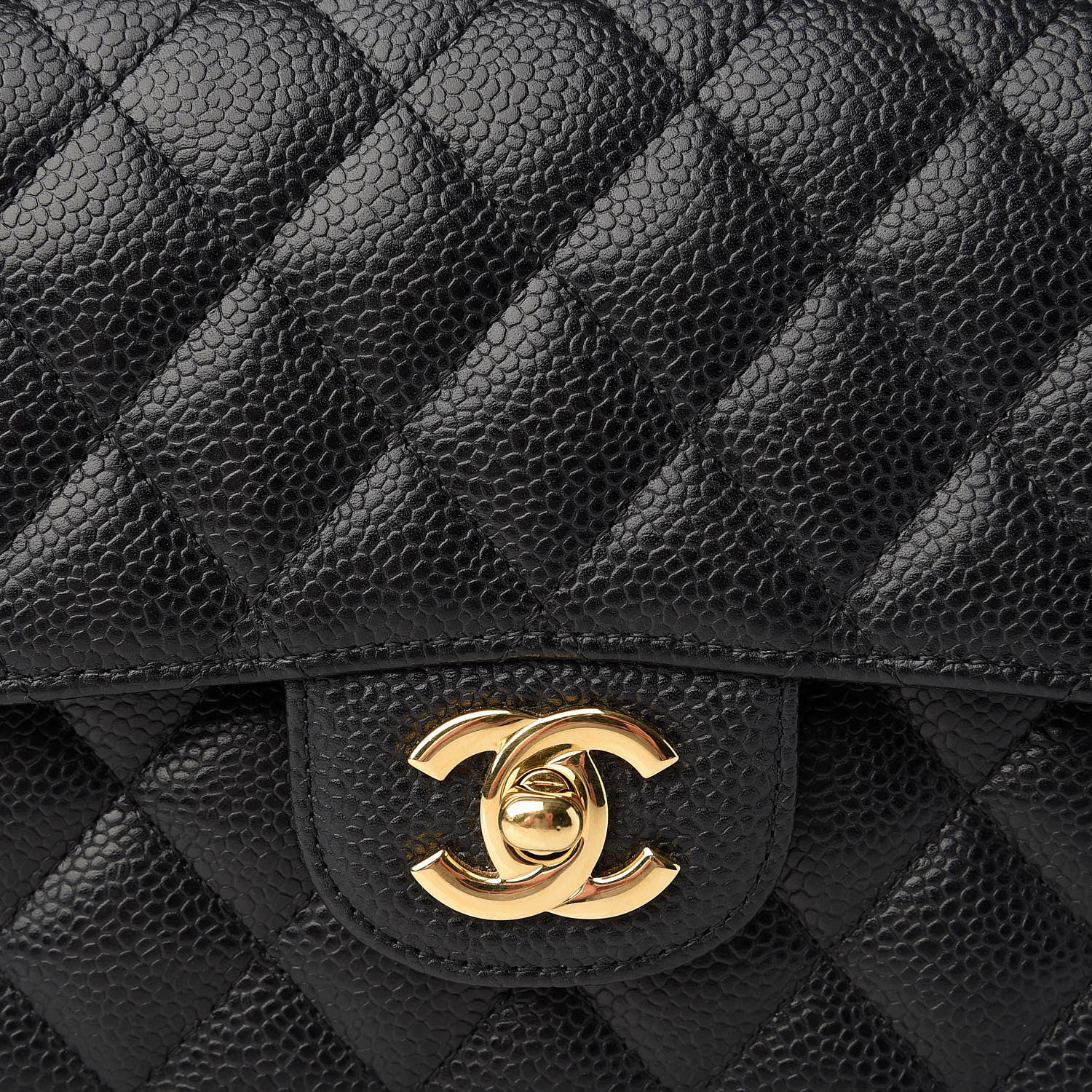 Chanel Caviar Quilted Small Double Flap Black 9 of 10