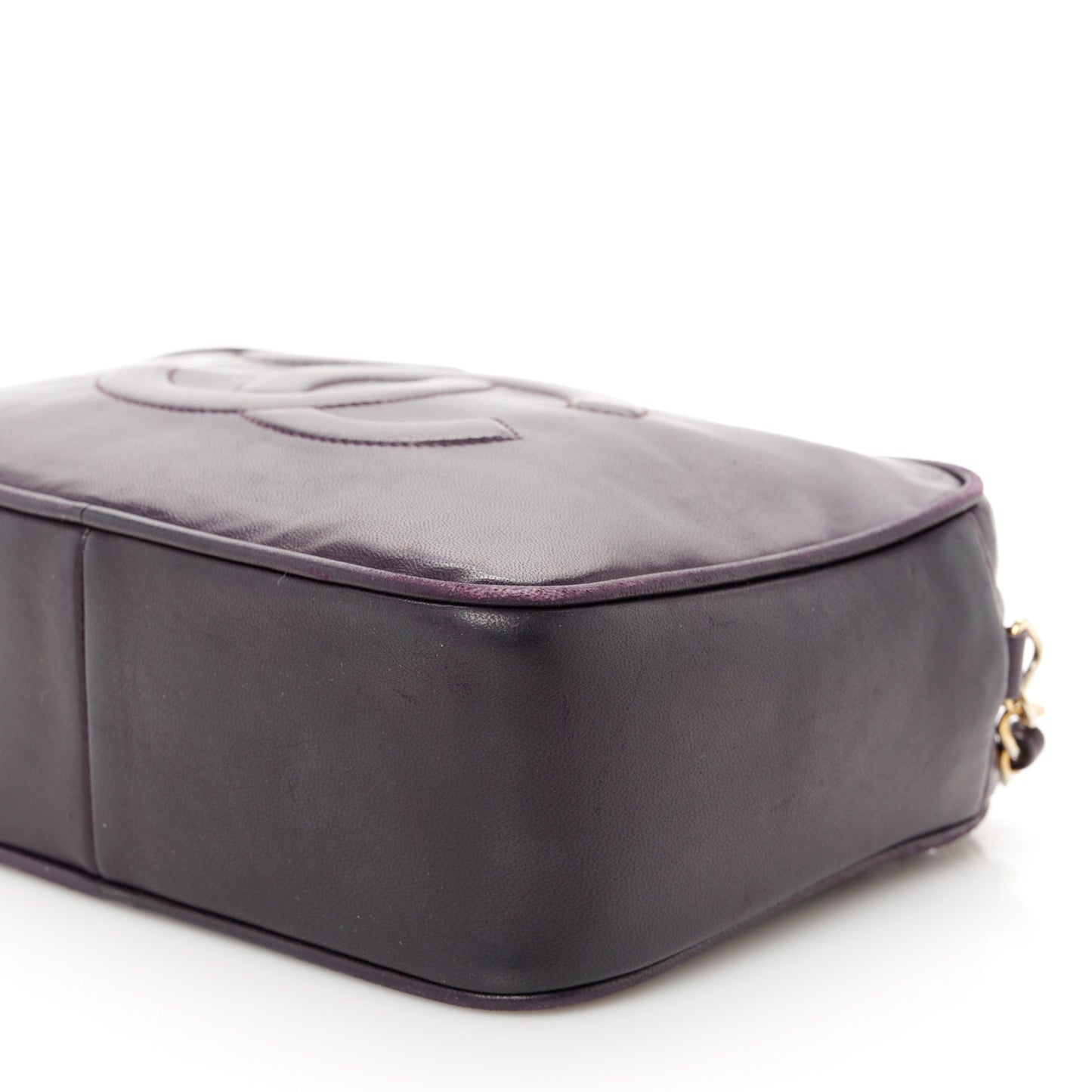 Lambskin CC Tassel Camera Case Purple