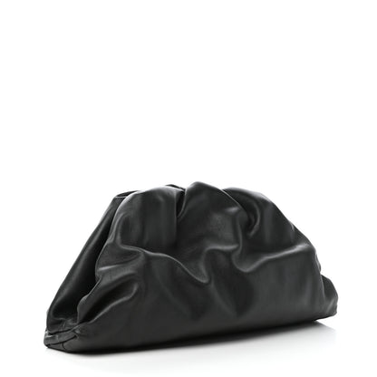 Bottega Veneta Smooth Butter Calf The Pouch Oversized Clutch Black 3 of 9