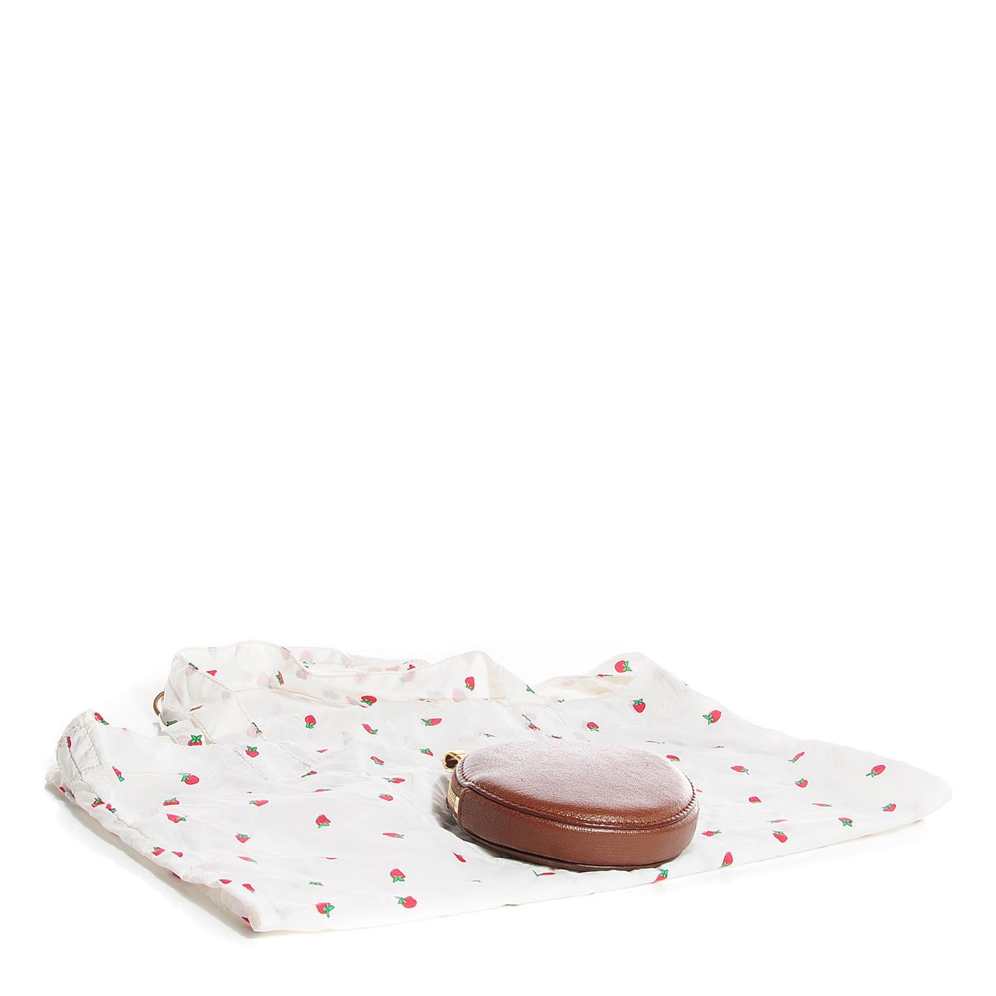 Textured Calfskin ChYc Travel Case With Strawberry Tote