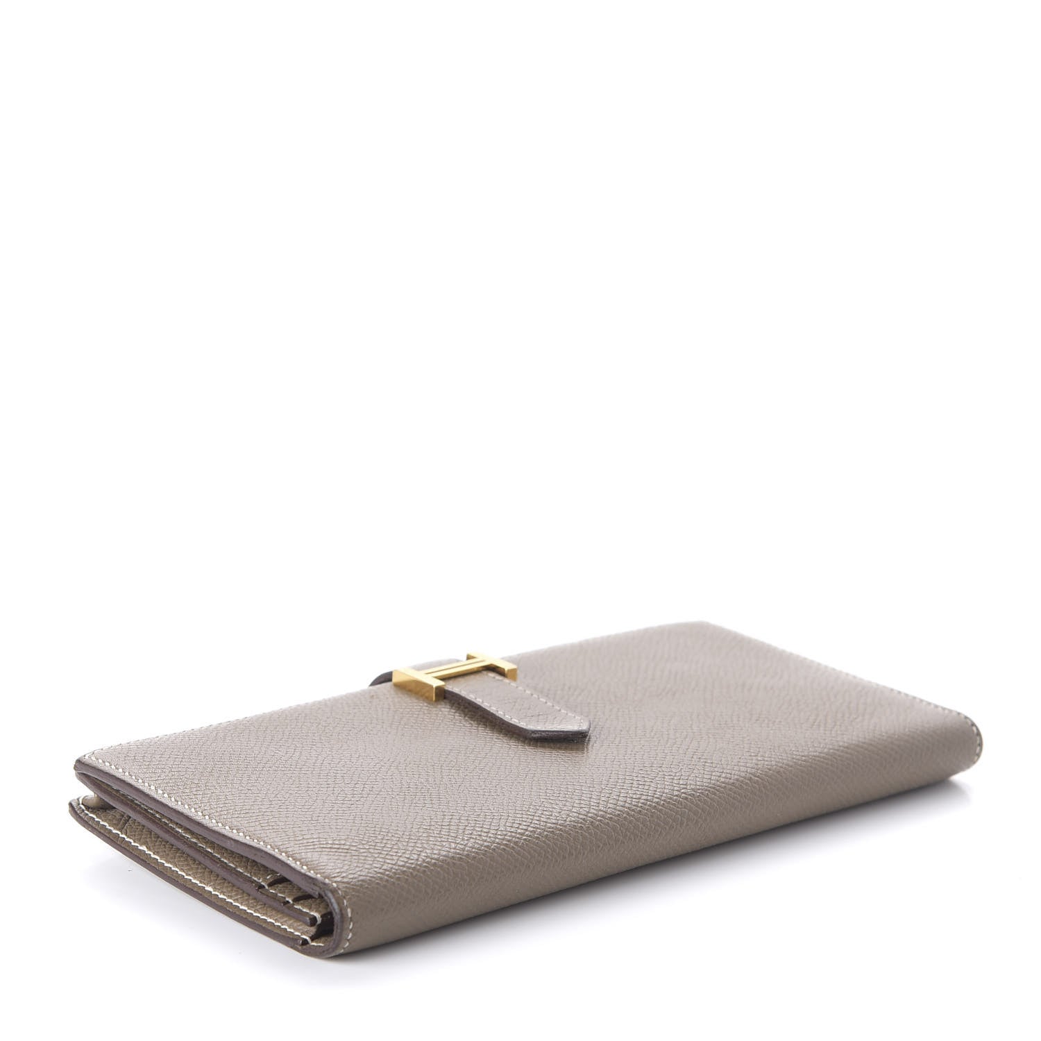 Hermes Epsom Bearn Gusset Wallet Etoupe 4 of 9