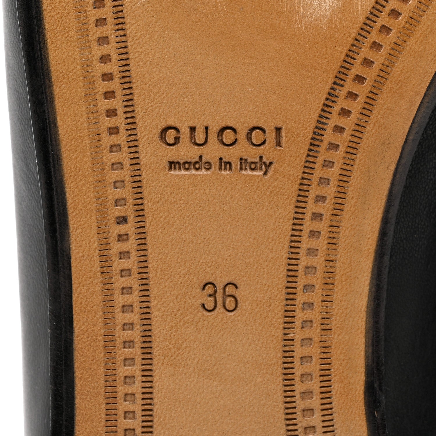 Gucci Malaga Kid Web Womens Horsebit Loafers 36 Black 8 of 8