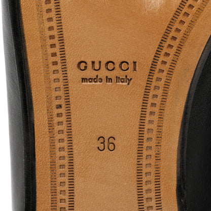 Gucci Malaga Kid Web Womens Horsebit Loafers 36 Black 8 of 8