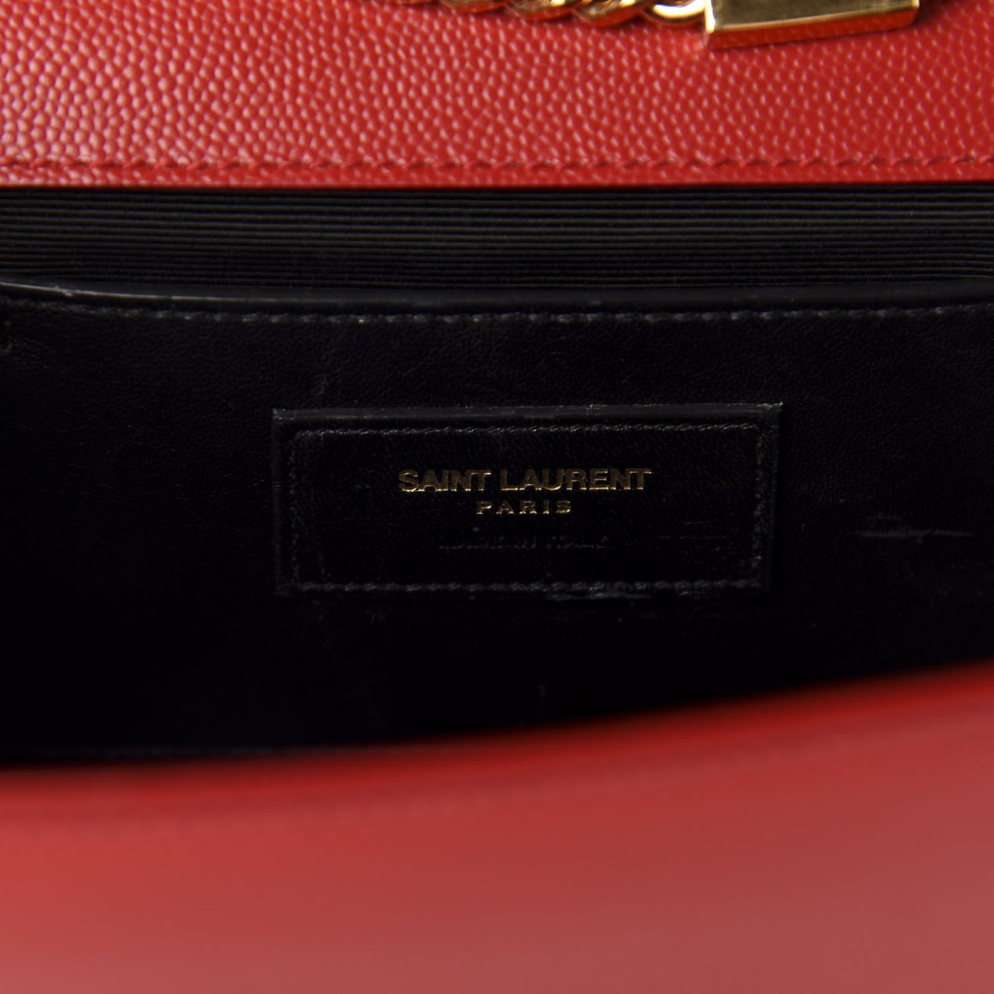 Grain De Poudre Medium Monogram Kate Satchel Red