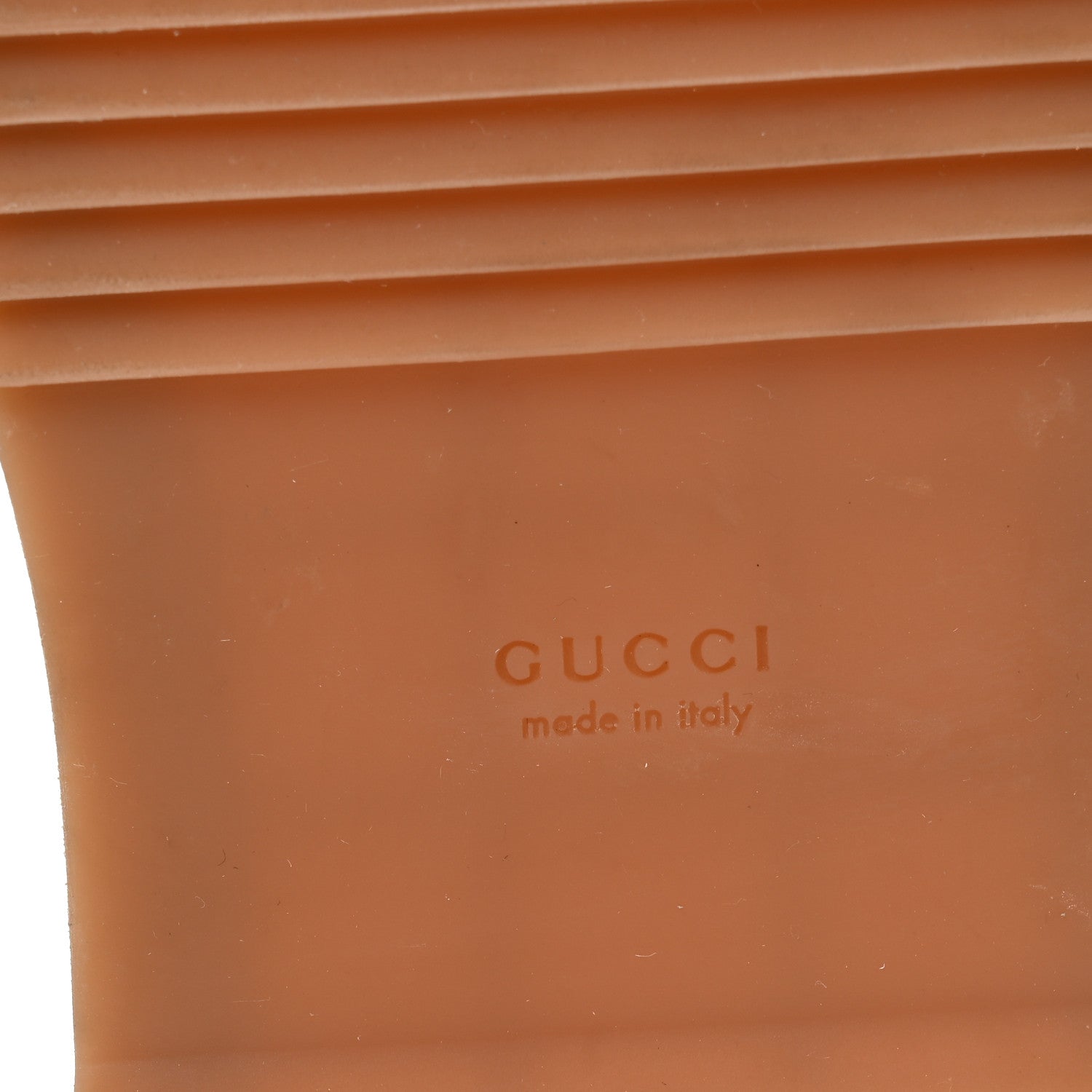 Gucci Monogram Maxi GG Angelina Platform 55mm Slide Sandals 38.5 Camel Ebony 7 of 9