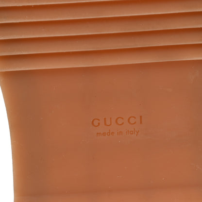 Gucci Monogram Maxi GG Angelina Platform 55mm Slide Sandals 38.5 Camel Ebony 7 of 9