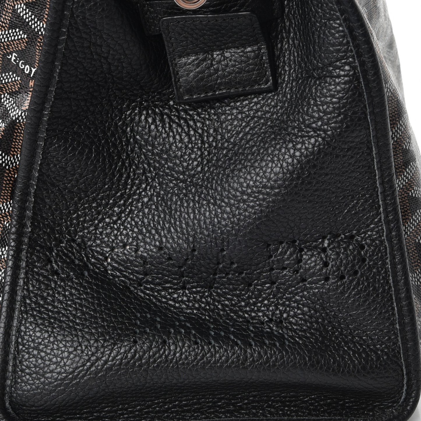 Goyardine Sac Hardy Pet Carrier PM Black