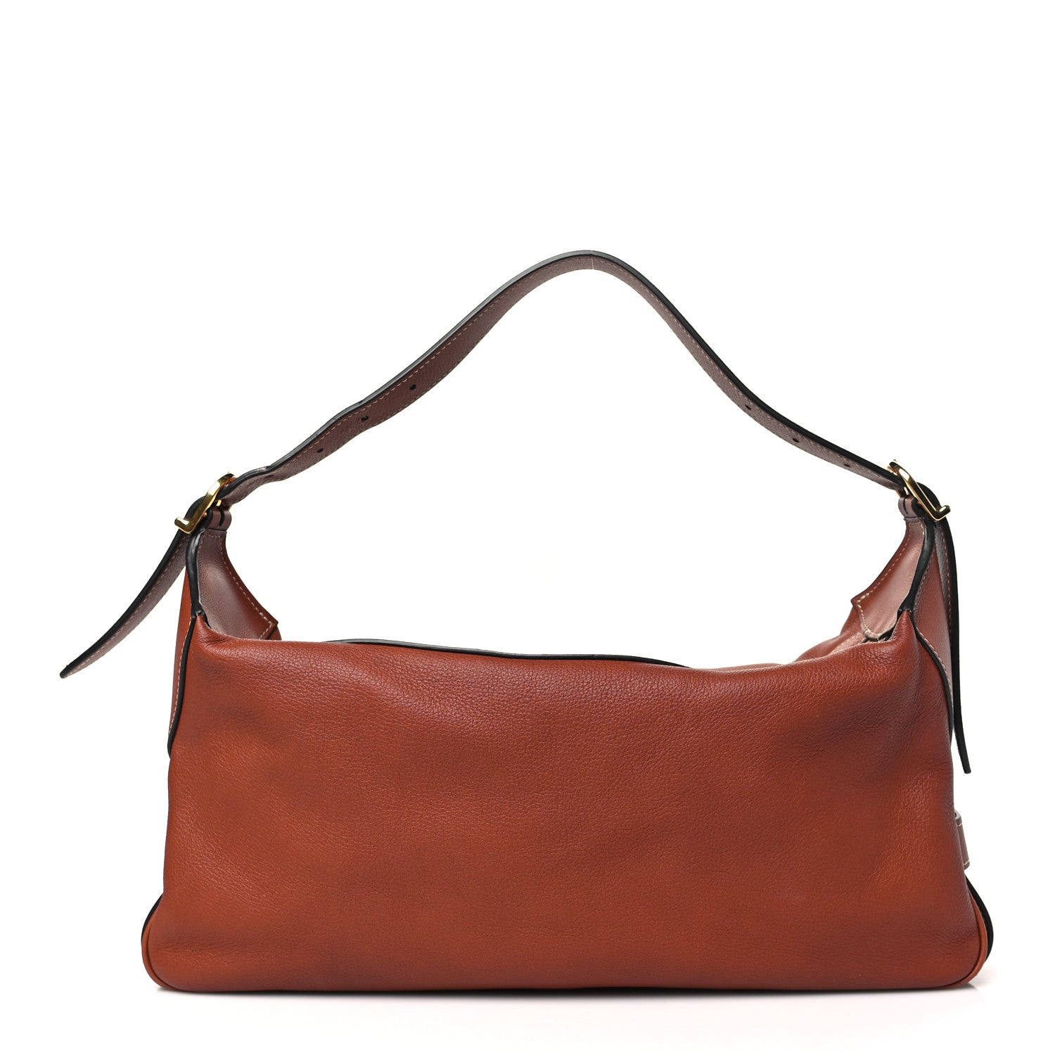 Celine Supple Calfskin Medium Romy Shoulder Bag Tan 1 of 12