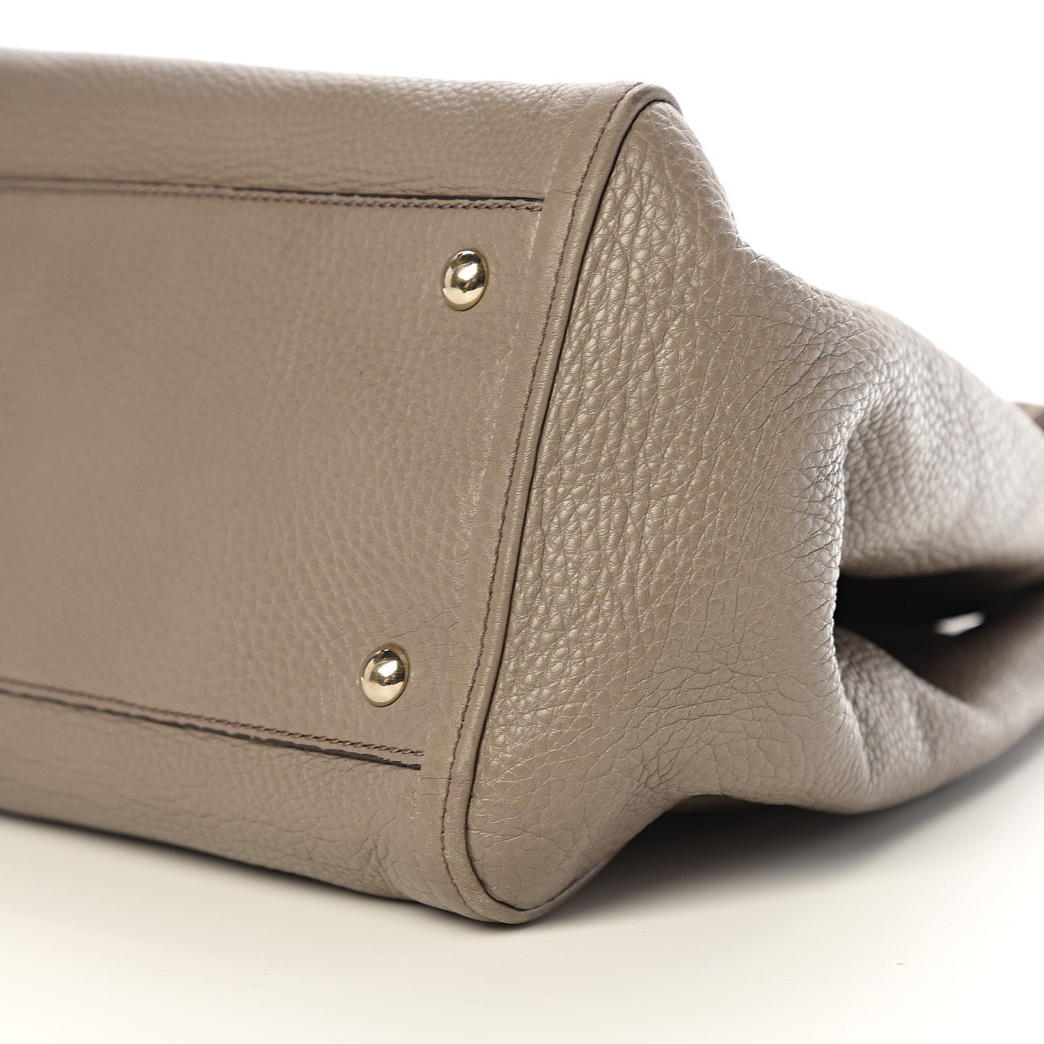 Gucci Pebbled Calfskin Medium Soho Shoulder Bag New Fango 8 of 9