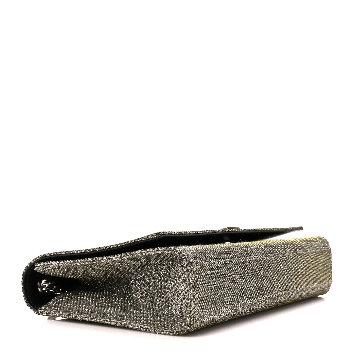 Metallic Canvas Woven Medium Classic Monogram Kate Satchel Silver
